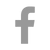 Grey Facebook Icon